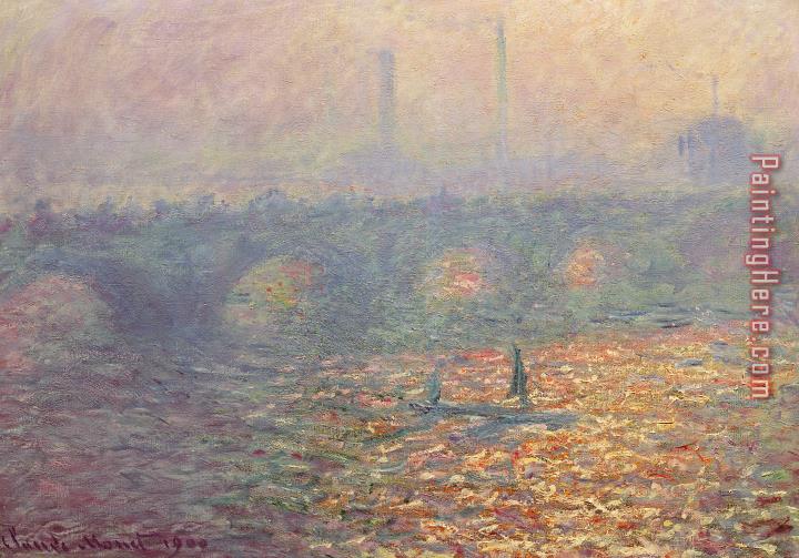 Claude Monet Waterloo Bridge